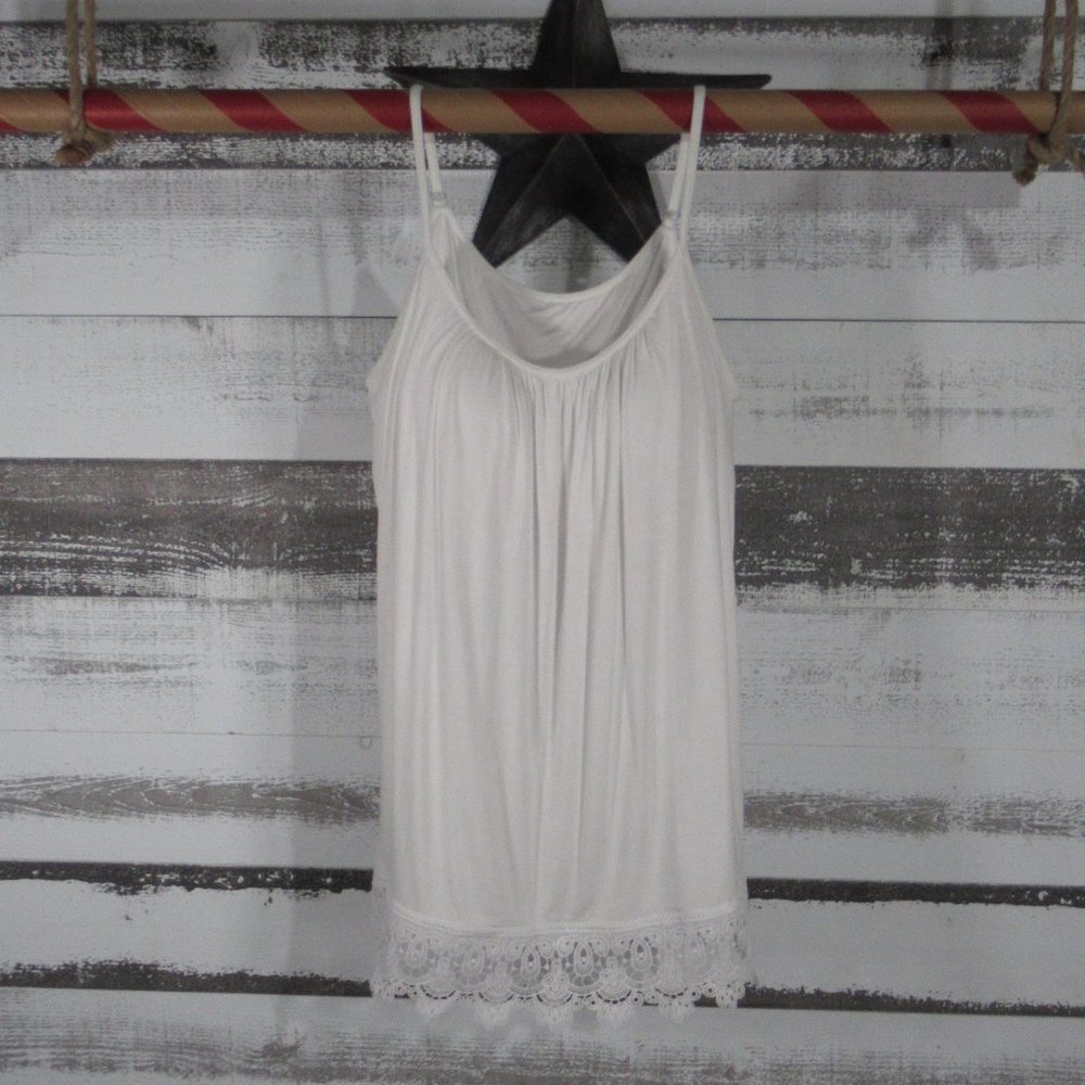 Women’s Sexy Romantic Plus Size Cami Tank Top Workout Sleep w/Built in BRA